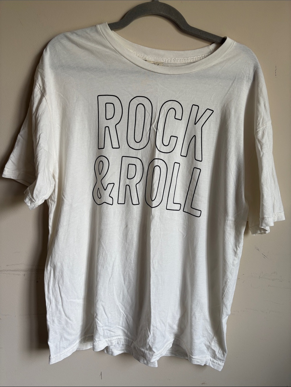 Rock & Roll Graphic Short Sleeve Tee - White